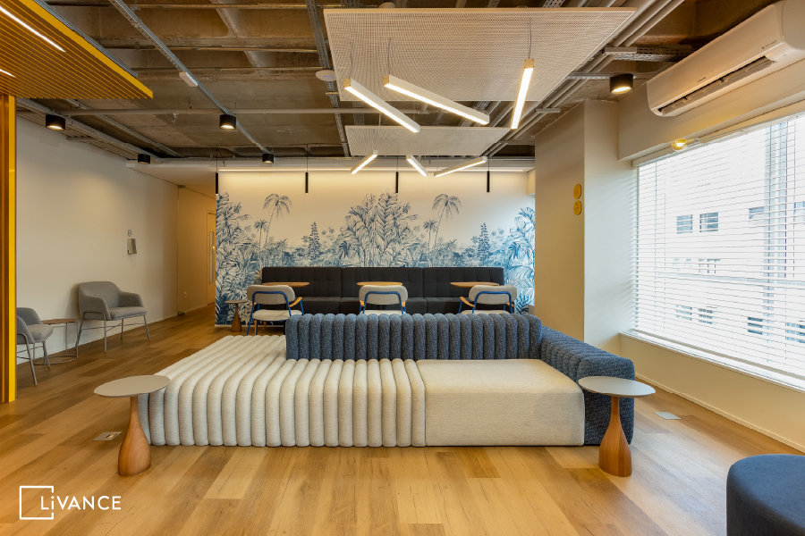 Sala de atendimento da clínica Beyond Estética